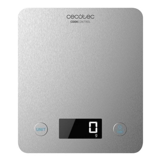 Küchenwaage Cecotec Cook Control 10000 Connected Bluetooth Edelstahl, LCD, 1 g/5 kg
