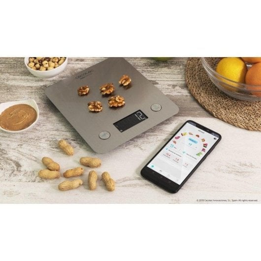 Küchenwaage Cecotec Cook Control 10000 Connected Bluetooth Edelstahl, LCD, 1 g/5 kg