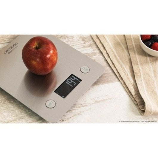 Küchenwaage Cecotec Cook Control 10000 Connected Bluetooth Edelstahl, LCD, 1 g/5 kg