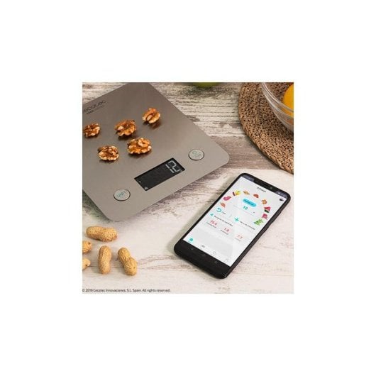 Küchenwaage Cecotec Cook Control 10000 Connected Bluetooth Edelstahl, LCD, 1 g/5 kg