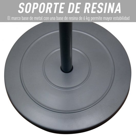 Outsunny Estufa de Pie Eléctrica Halógena 1500W