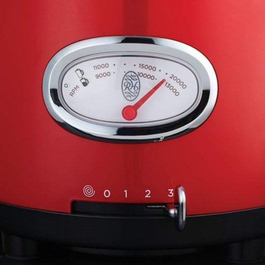Mélangeur en verre rétro Russell Hobbs 800W rouge