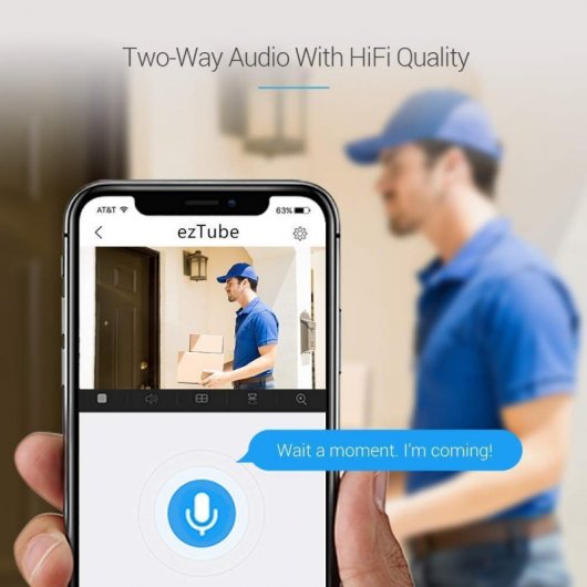 EZVIZ C3A Duo Pack de 2 Caméras de Sécurité IP avec Batterie