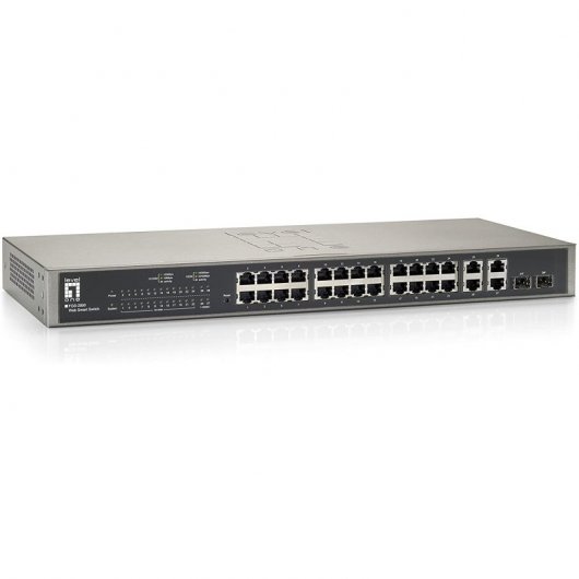 Level One FGS-2800 Switch Gigabit Ethernet 28 Portas Full Duplex