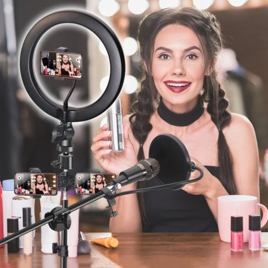 Unotec Set de Grabación para Youtuber 160cm