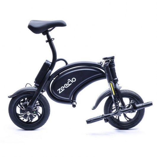 Zeeclo Ciclo Roma Bicicleta Eléctrica 14" 6Ah Negra
