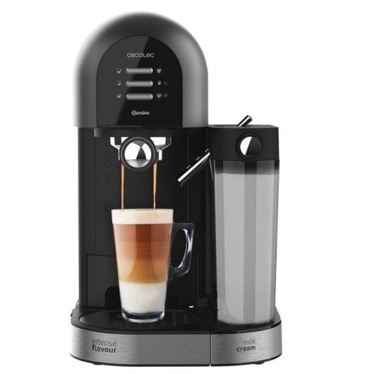 Cafeteira Semiautomática Cecotec Cumbia Power Instant-ccino 20 Chic Nera 1,7L 20 bar com Depósito de Leite