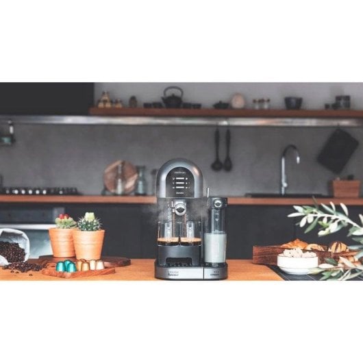 Cafeteira Semiautomática Cecotec Cumbia Power Instant-ccino 20 Chic Nera 1,7L 20 bar com Depósito de Leite