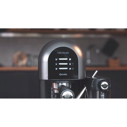 Cafeteira Semiautomática Cecotec Cumbia Power Instant-ccino 20 Chic Nera 1,7L 20 bar com Depósito de Leite