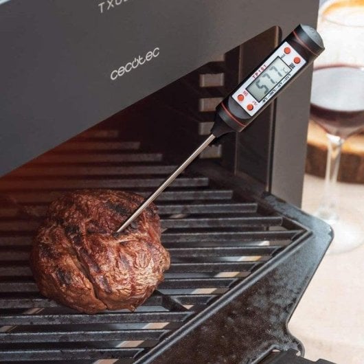 Grill Cecotec Txuletaco 8000 Inferno Elektro 2200W Gusseisen digitaler Thermometer