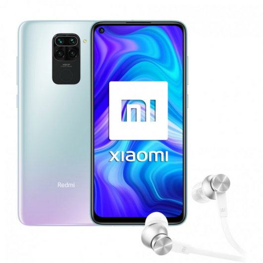 Xiaomi Pack Redmi Note 9 3/64GB Blanco Libre + Mi Ear Auriculares