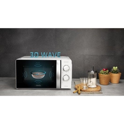 Microonde Cecotec ProClean 2110 20L 700W con Grill e tecnologia 3DWave