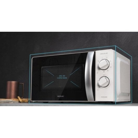 Microonde Cecotec ProClean 2110 20L 700W con Grill e tecnologia 3DWave