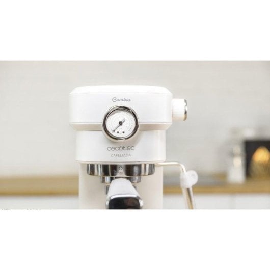 Caffettiera Espresso Cecotec Cafelizzia 790 White Pro 1,2L 20 bar con vaporizzatore