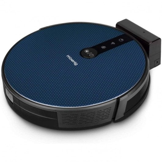Aspirador Robô com Mopa HKoenig SWRC120 Gyro+ Navegação Giroscópica WiFi Controlo por Voz