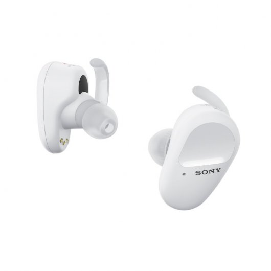 Sony WF-SP800N Auriculares Inalámbricos con Cancelación de Ruido Blancos