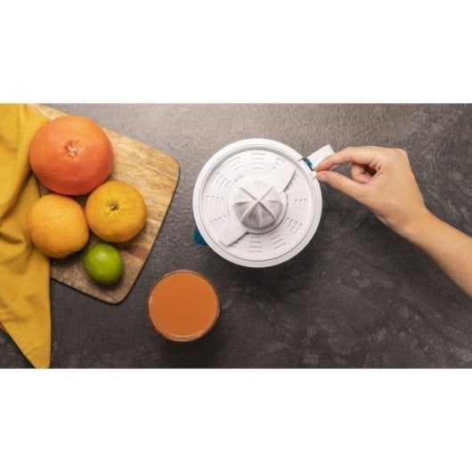 Spremiagrumi Cecotec EssentialVita Adjust White elettrico 40W Doppio Cono Filtro Pulpa