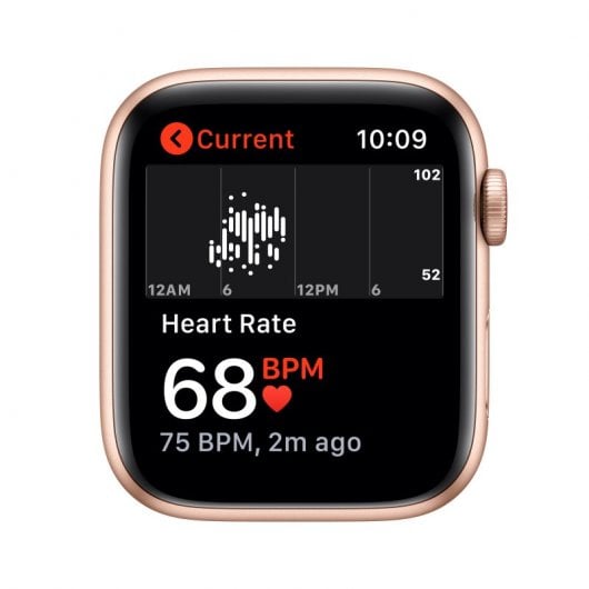 Apple Watch SE GPS + Cellular 44mm Aluminio en Oro con Correa Deportiva Rosa Arena