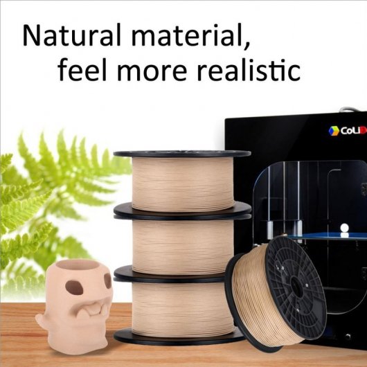 Colido Filamento PLA 1.75mm 1Kg Madera