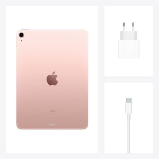 Apple iPad Air 10,9" 64GB WiFi + Cellular batterie 28,6Wh iPadOS 14 Or rose