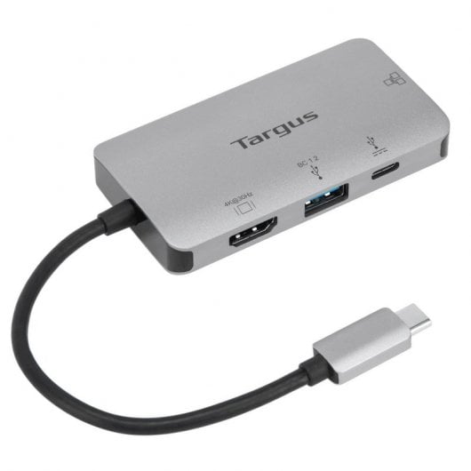 Targus DOCK418EUZ Docking Station USB-C DP 4K HDMI com Fonte de Alimentação 100W