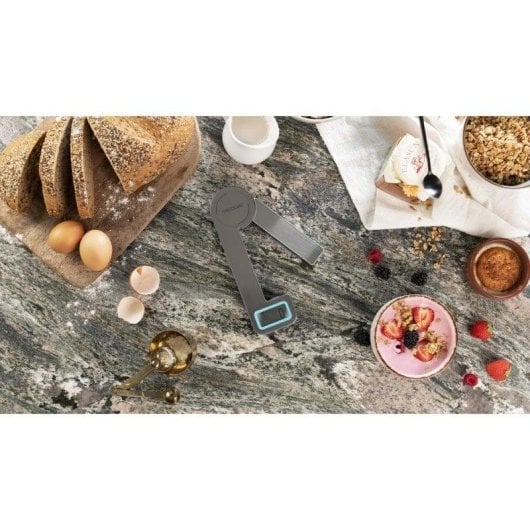 Küchenwaage Cecotec Cook Control 10100 EcoPower Compact Edelstahl faltbar 5kg LCD