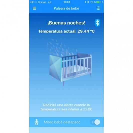 LifeVit BT-125 Termómetro Inteligente Bluetooth para Bebé