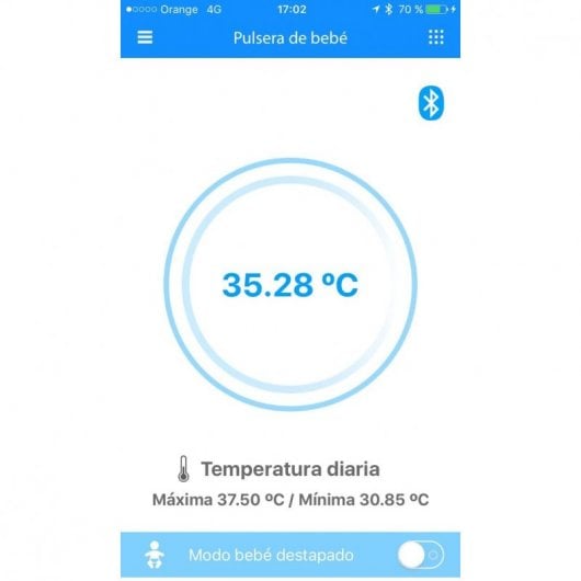 LifeVit BT-125 Termómetro Inteligente Bluetooth para Bebé