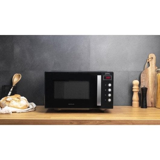 Micro-ondes Cecotec GrandHeat 2000 Flatbed Black 20L 700W Sans Plateau Décongélation