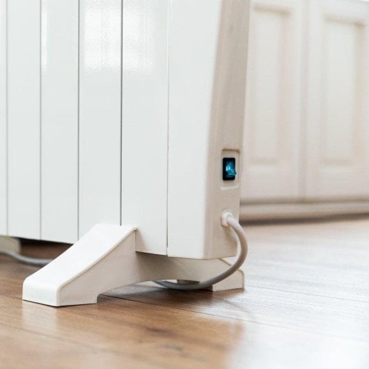 Radiador Elétrico Cecotec ReadyWarm 1800 Thermal Connected 1200W médio Wi-Fi portátil e parede LCD