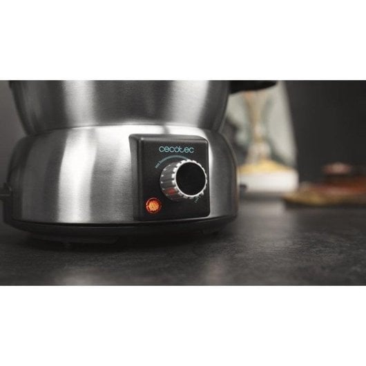 Fondue électrique Cecotec Fun GourmetFondue 1000W Inox 8 personnes Thermostat