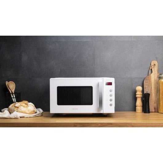 Micro-ondes Cecotec GrandHeat 2000 Flatbed 20L 700W Fonction Décongélation Sécurité Enfant