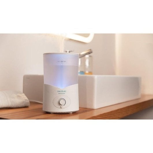 Umidificatore Cecotec BreezeCare 2000 Light 1.2L LED 25W aromaterapia bianco