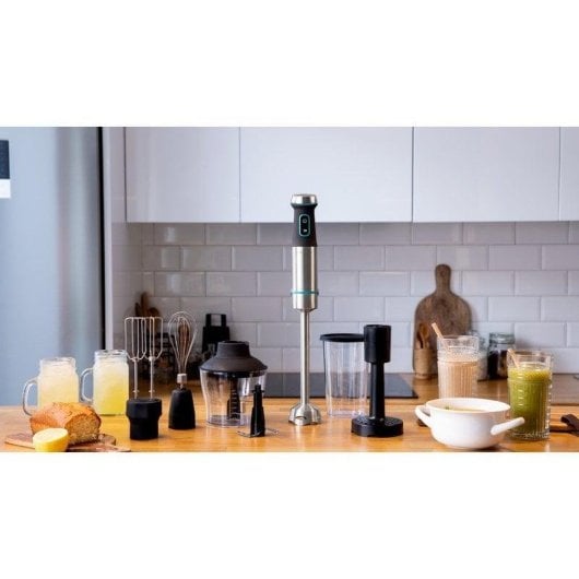 Licuadora Cecotec Power TitanBlack 1200 XL PerfectCream&Crush 1200W Titanium Soft Touch