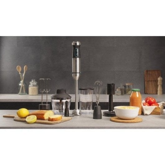 Frullatore a immersione Cecotec Power TitanBlack 1500 XL PerfectCream&Crush 1500W Titanio XL
