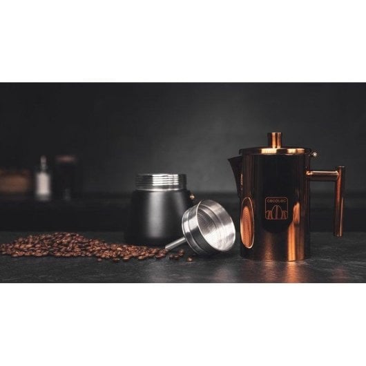 Cafeteira Italiana Cecotec Moking 200 Inox 2 chávenas 100ml apta lavavajillas