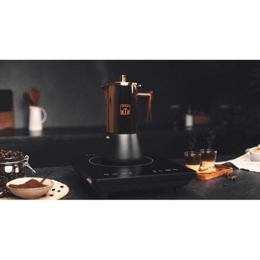 Cafeteira Italiana Cecotec Moking 200 Inox 2 chávenas 100ml apta lavavajillas