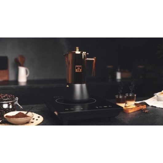 Cafeteira Italiana Cecotec Moking 600 6 Chávenas 300 ml Inox Ergonómica