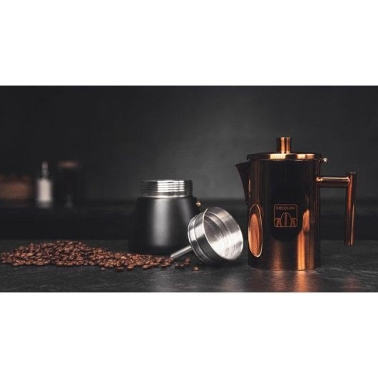 Cafeteira Italiana Cecotec Moking 600 6 Chávenas 300 ml Inox Ergonómica