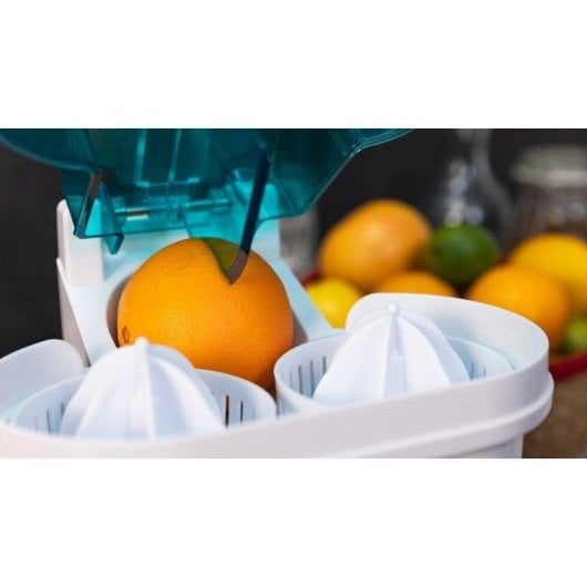 Elektrischer Zitruspressen Cecotec EssentialVita Twice White 90W Doppelkopf 500ml