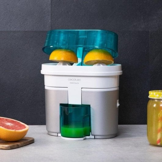 Elektrischer Zitruspressen Cecotec EssentialVita Twice White 90W Doppelkopf 500ml