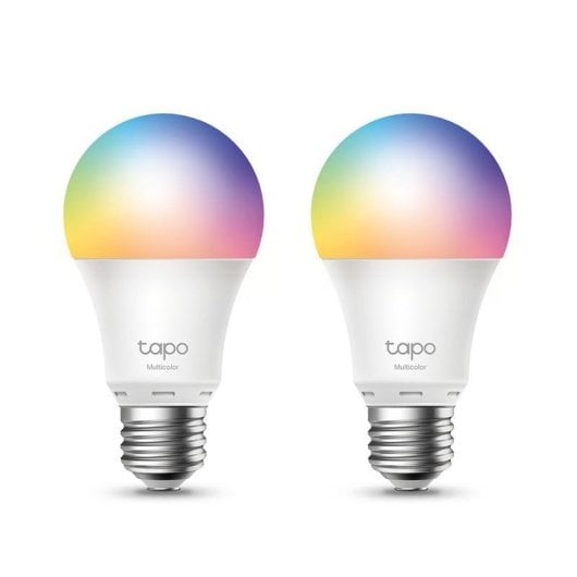 Lâmpada inteligente TP-Link Tapo L530E Wi-Fi RGB E27 806 lm Pack 2