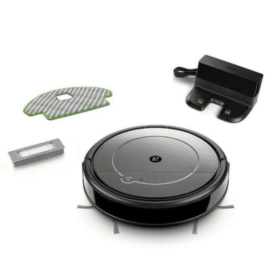 Aspirador Robô com Mopa iRobot Roomba Combo Navegação Linear Potência de sucção elevada Controlo por Voz