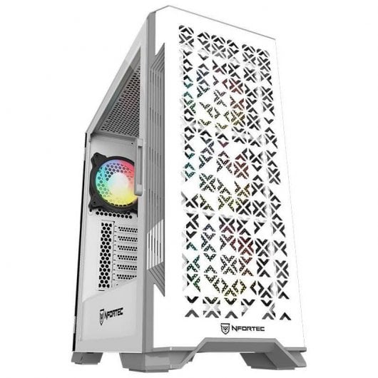 Nfortec Nekkar ARGB Vidro Temperado USB 3.0 Branca