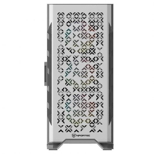 Nfortec Nekkar ARGB Vidro Temperado USB 3.0 Branca
