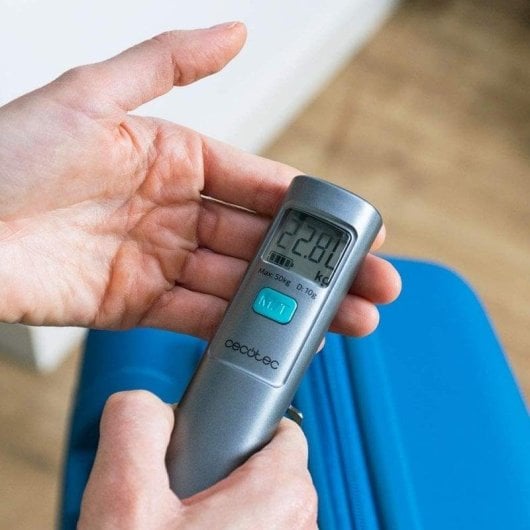 Bascule de bagages Cecotec TravelControl 5000 EcoPower dynamo 50 kg noire