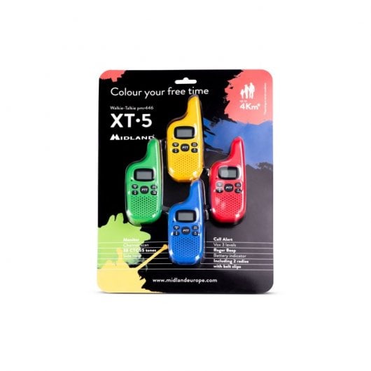 Midland XT5 Pack famille 4 PMR446