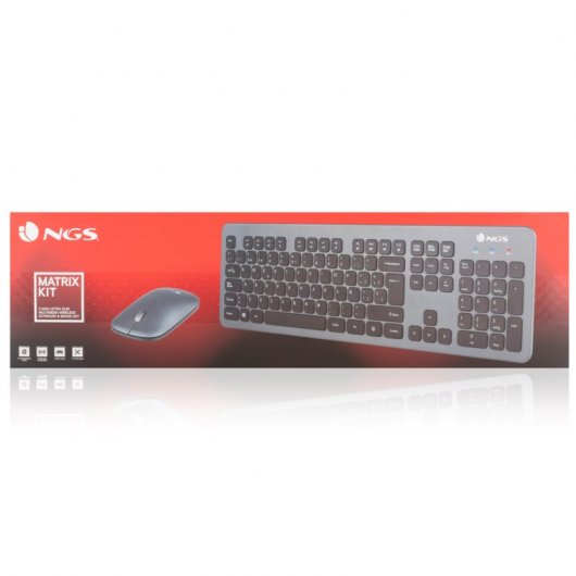 Ngs Matrix Kit Combo Teclado Rato Slim Sem Fios Pt Pccomponentes Pt