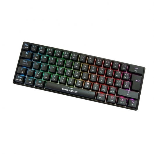 SilverHT Dark Matter 62 Wireless Teclado Mecânico Gaming RGB Sem Fios Switches Outemu Red