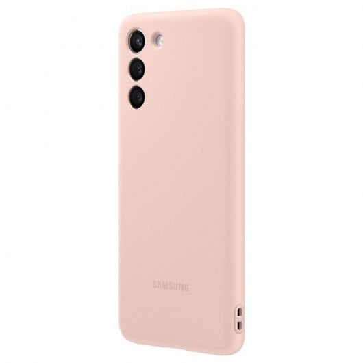 Samsung Silicone Cover Funda Rosa para Samsung Galaxy S21